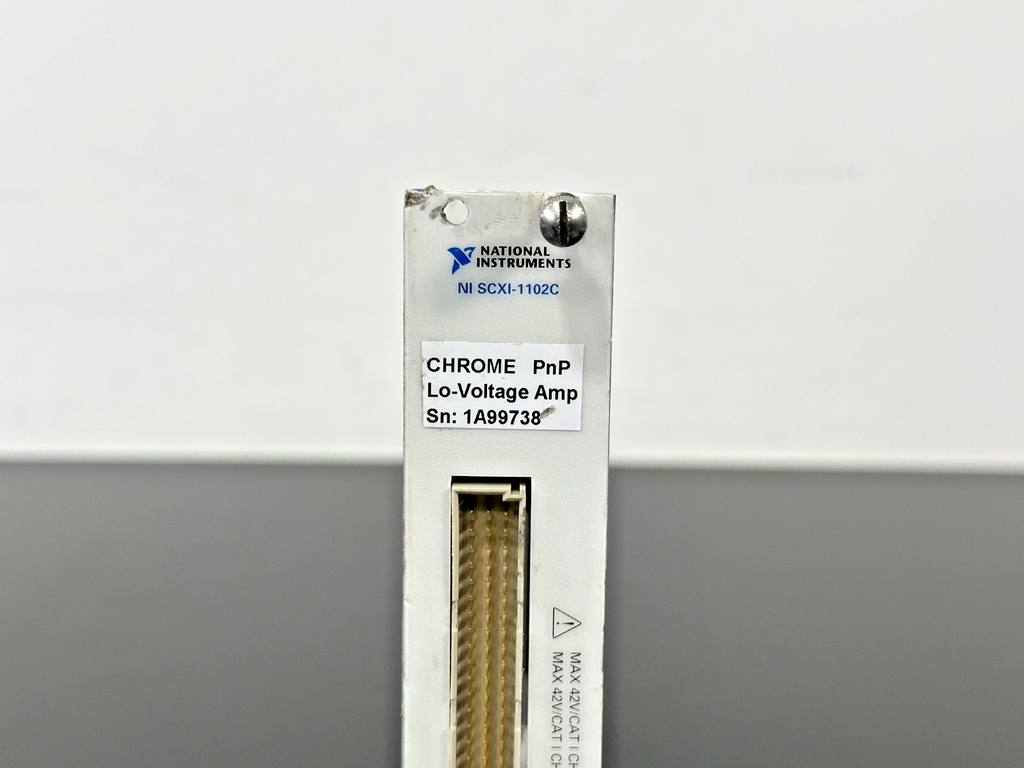 National Instruments NI SCXI 1102C 32 Channel 10kHz Amplifier Module Used2