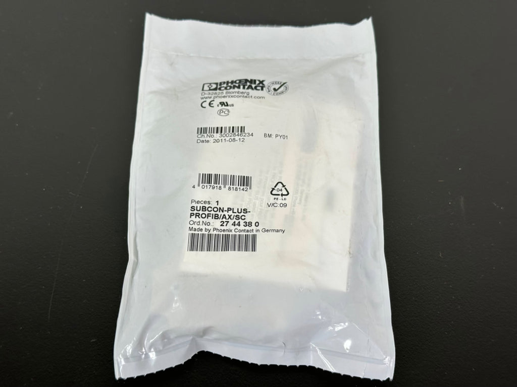 Phoenix Contact SUBCON PLUS PROFIB/AX/SC Profibus Connector 2744380 New0