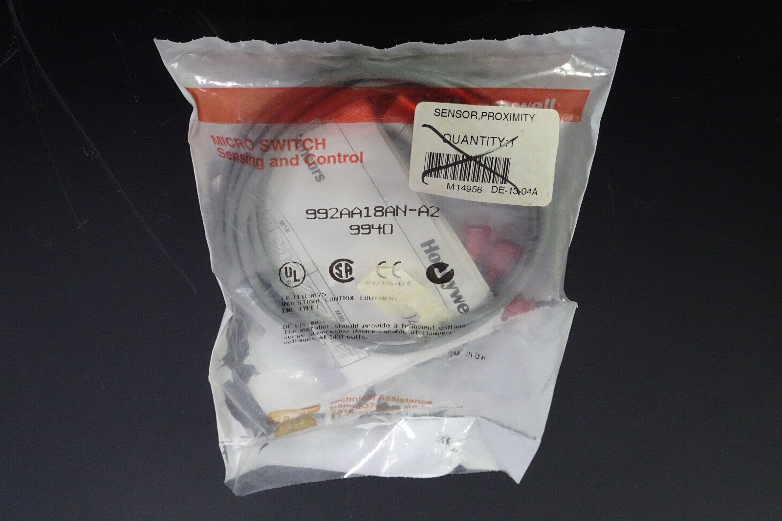 Honeywell 992AA18AN A2 Sensor1