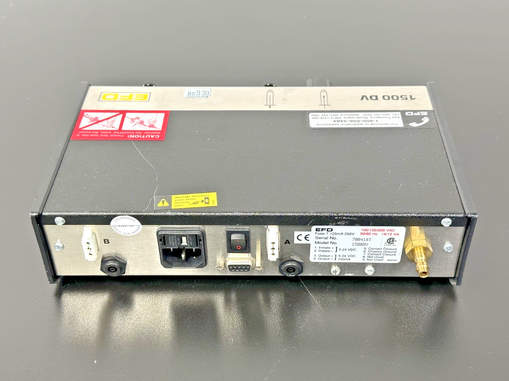 EFD 1500DV Precision Fluid Dispenser Controller Digital Timer Working3