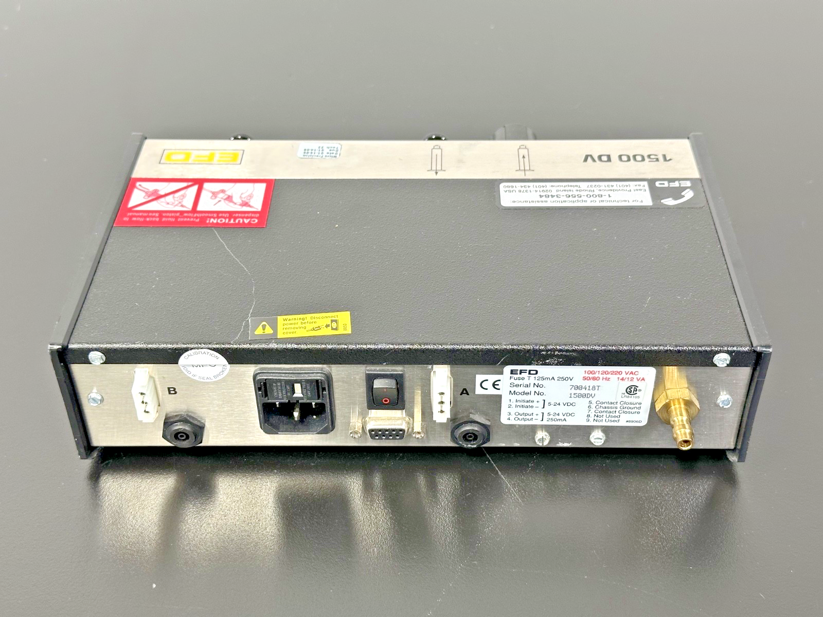 EFD 1500DV Precision Fluid Dispenser Controller Digital Timer Working3