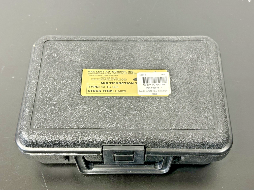 Max Levy Autograph DA029 Multifunction Calibration Target Kit 4X 20X3