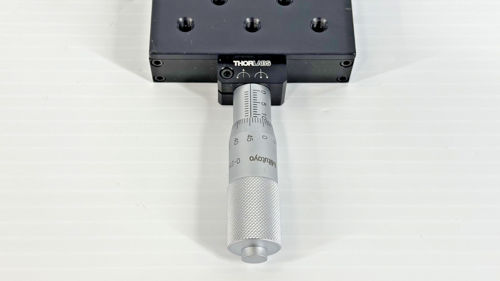 Thorlabs 25mm Manual Linear Translation Stage w/ Mitutoyo Micrometer1