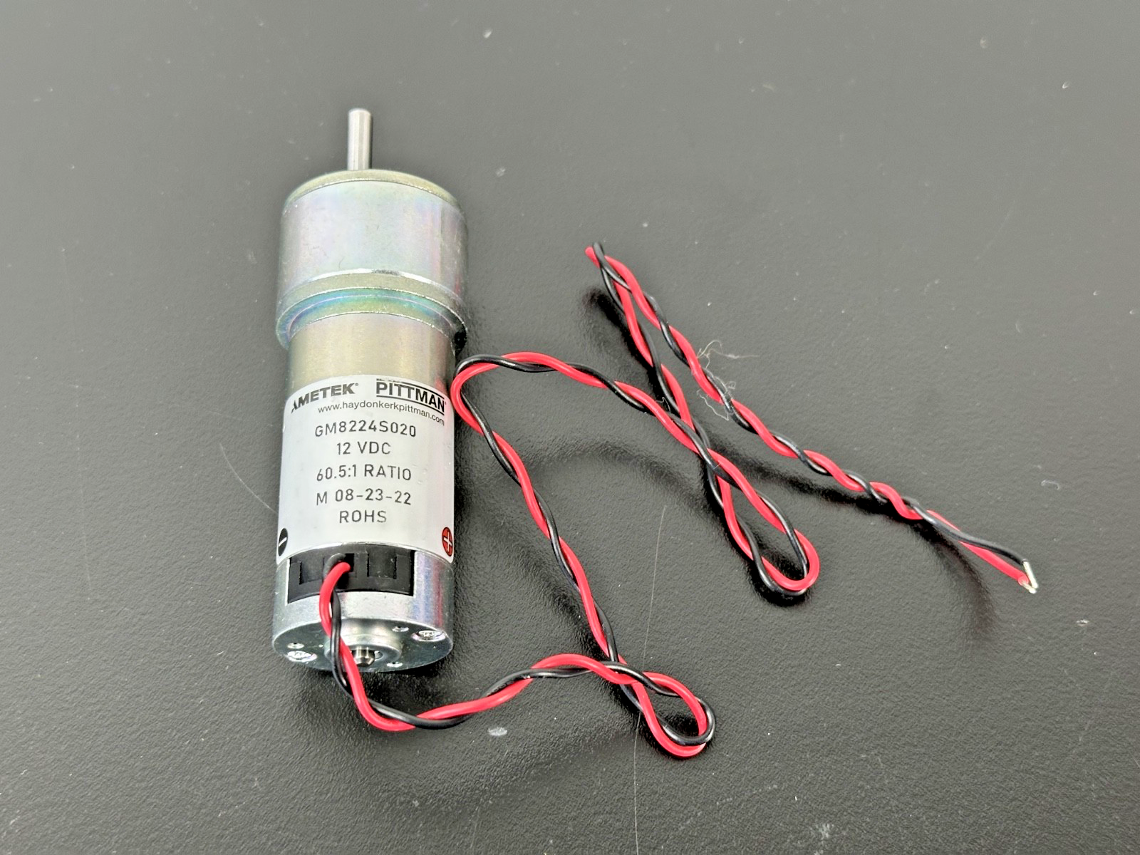 AMETEK Pittman GM8224S020 12VDC 60.5:1 DC Gear Motor Untested0