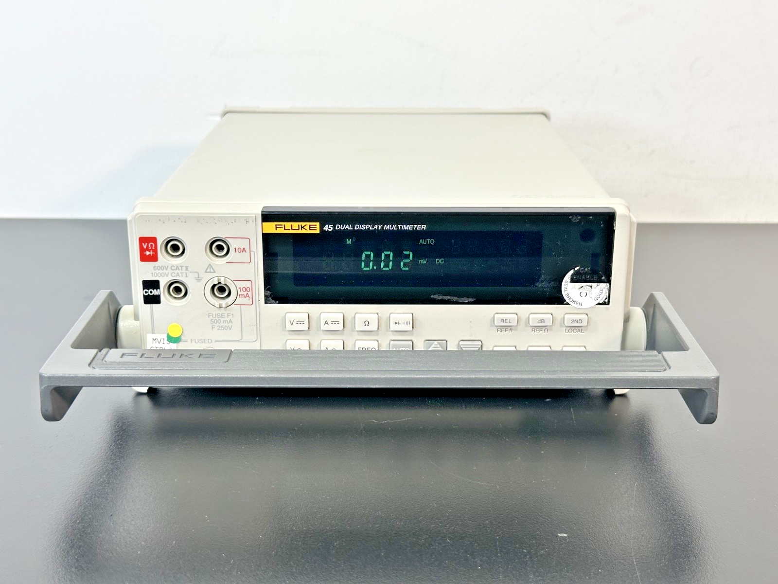 Fluke 45 Dual Display Bench Digital Multimeter IEEE 488 RS 232 Powers On0