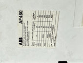 ABB 3 Pole Contactor AF460 30 1000V 650A 500HP, 100 250 Volt AC/DC Coil7