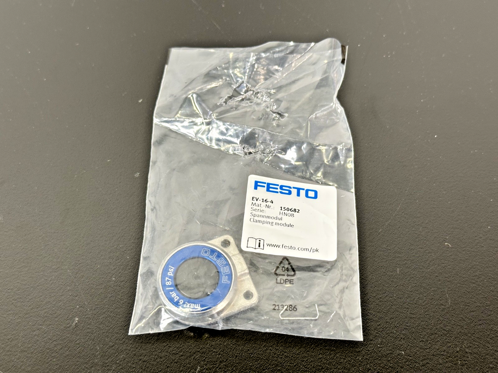Festo EV 16 4 Clamping Module 150682 Pneumatic Spannmodul NOS New Open Box0