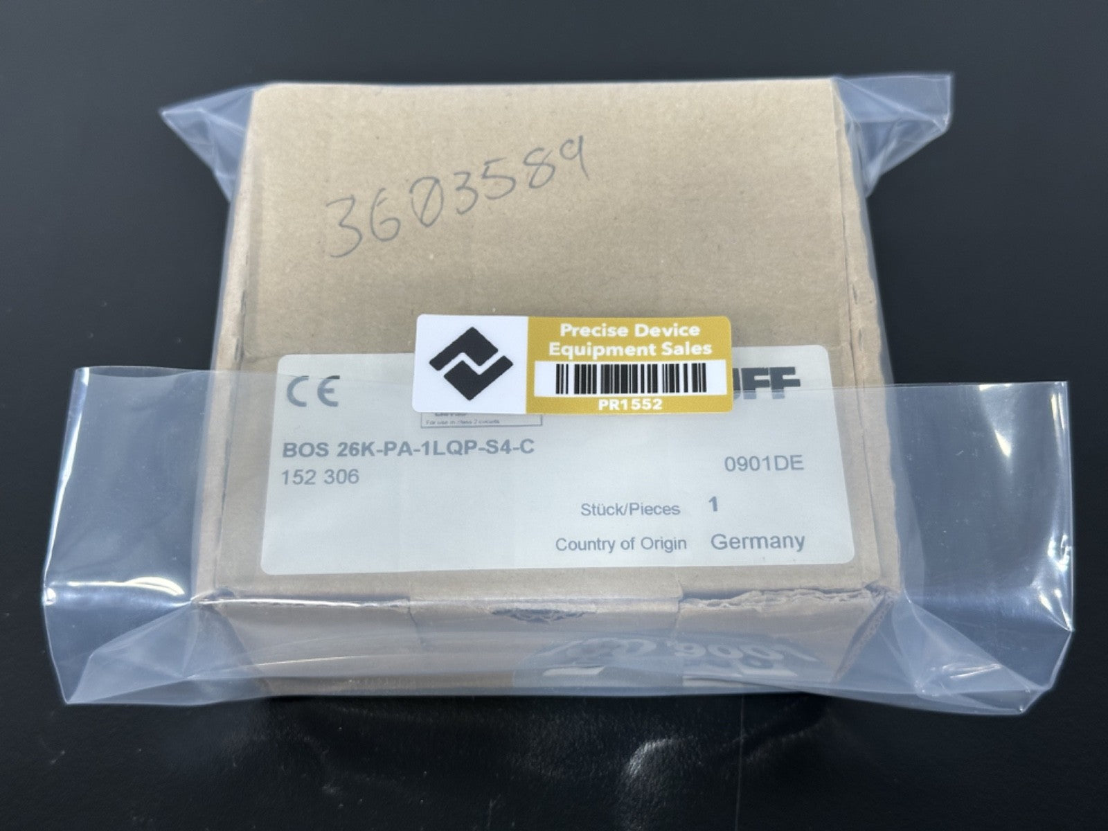 Balluff BOS 26K PA 1LQP S4 C Laser Photoelectric Sensor 152306 New OB3