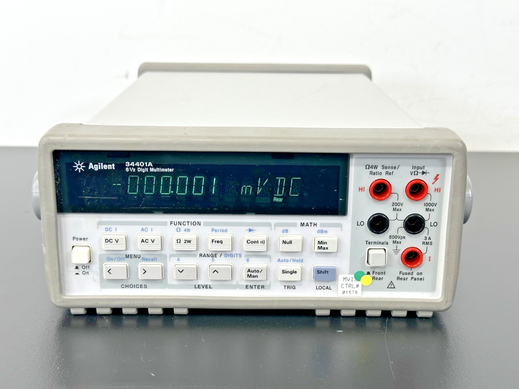 Agilent 34401A 6.5 Digit Digital Bench Multimeter DMM Powers On Working0