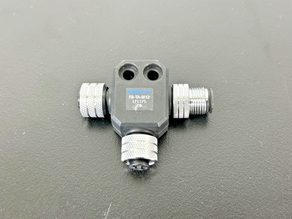 Festo FB TA M12 171175 M12 T Connector Splitter Adapter0