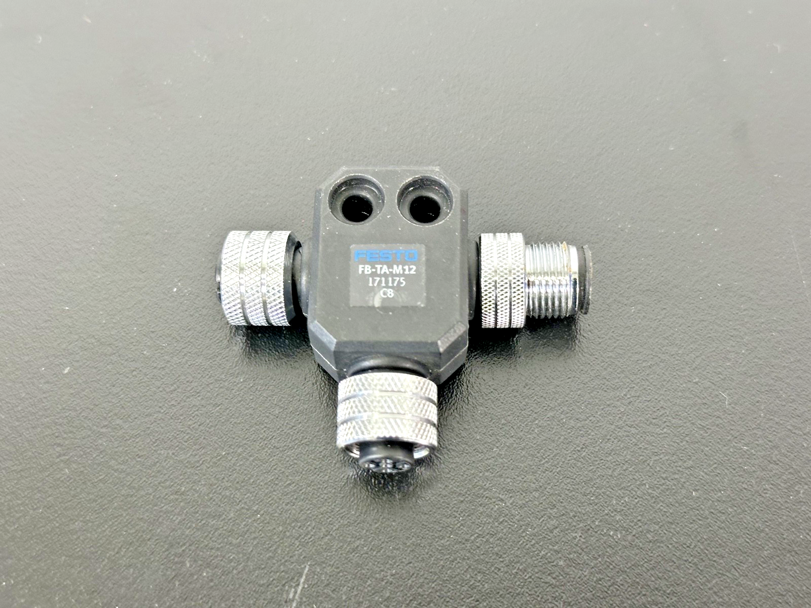 Festo FB TA M12 171175 M12 T Connector Splitter Adapter0