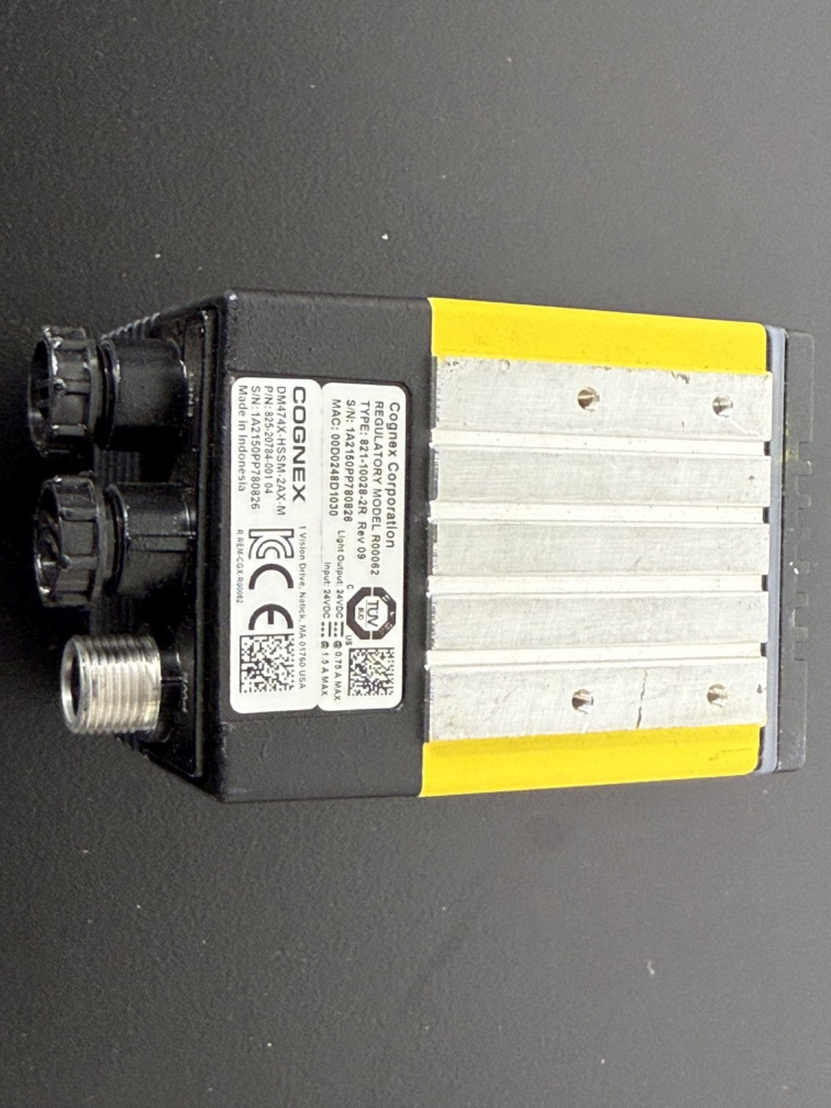Cognex DataMan 474X DM474X HSSM 2AX M Barcode Reader 825 20784 0014