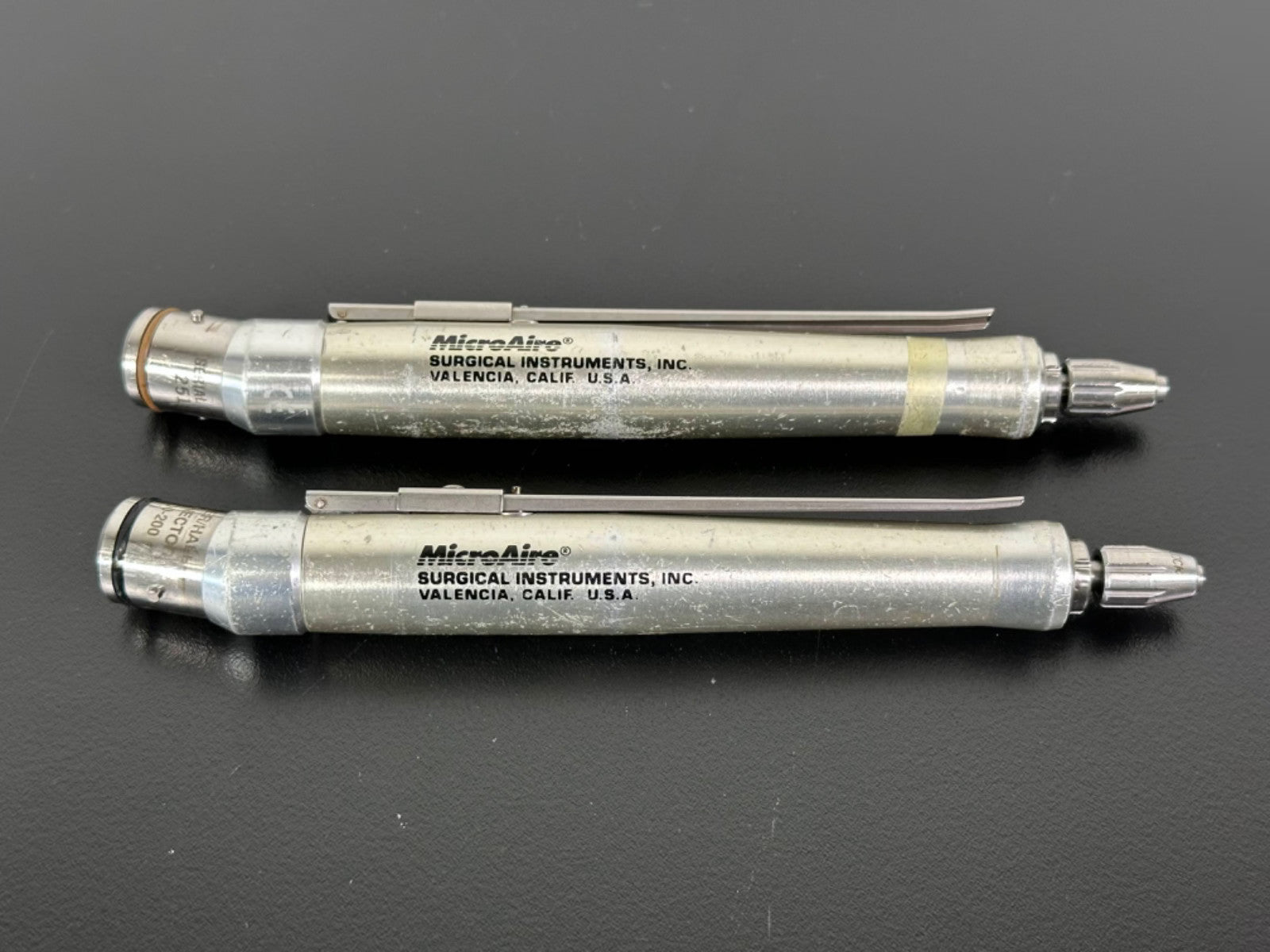 MicroAire Series 200 Pneumatic Surgical Handpiece Lot of 2 Parts Repair0