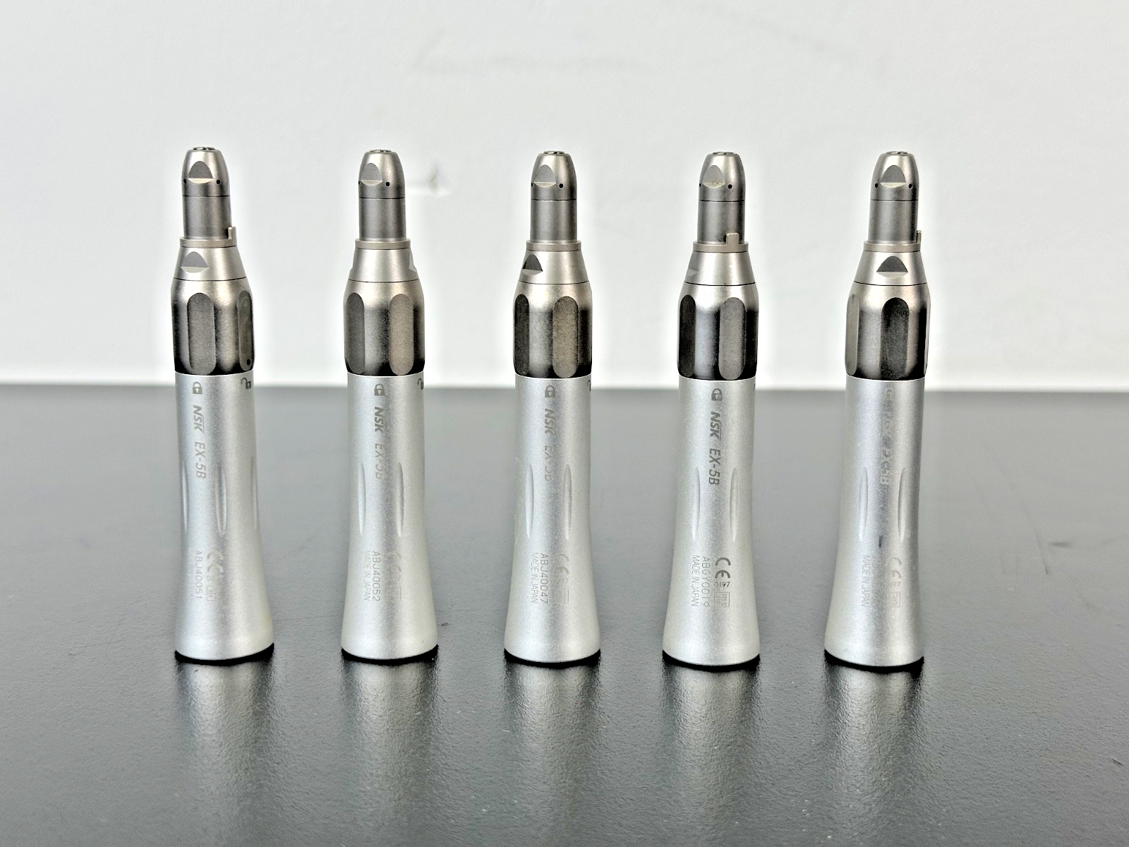 Lot of 5 NSK EX 5B Air Motor Dental Handpieces Attachments0