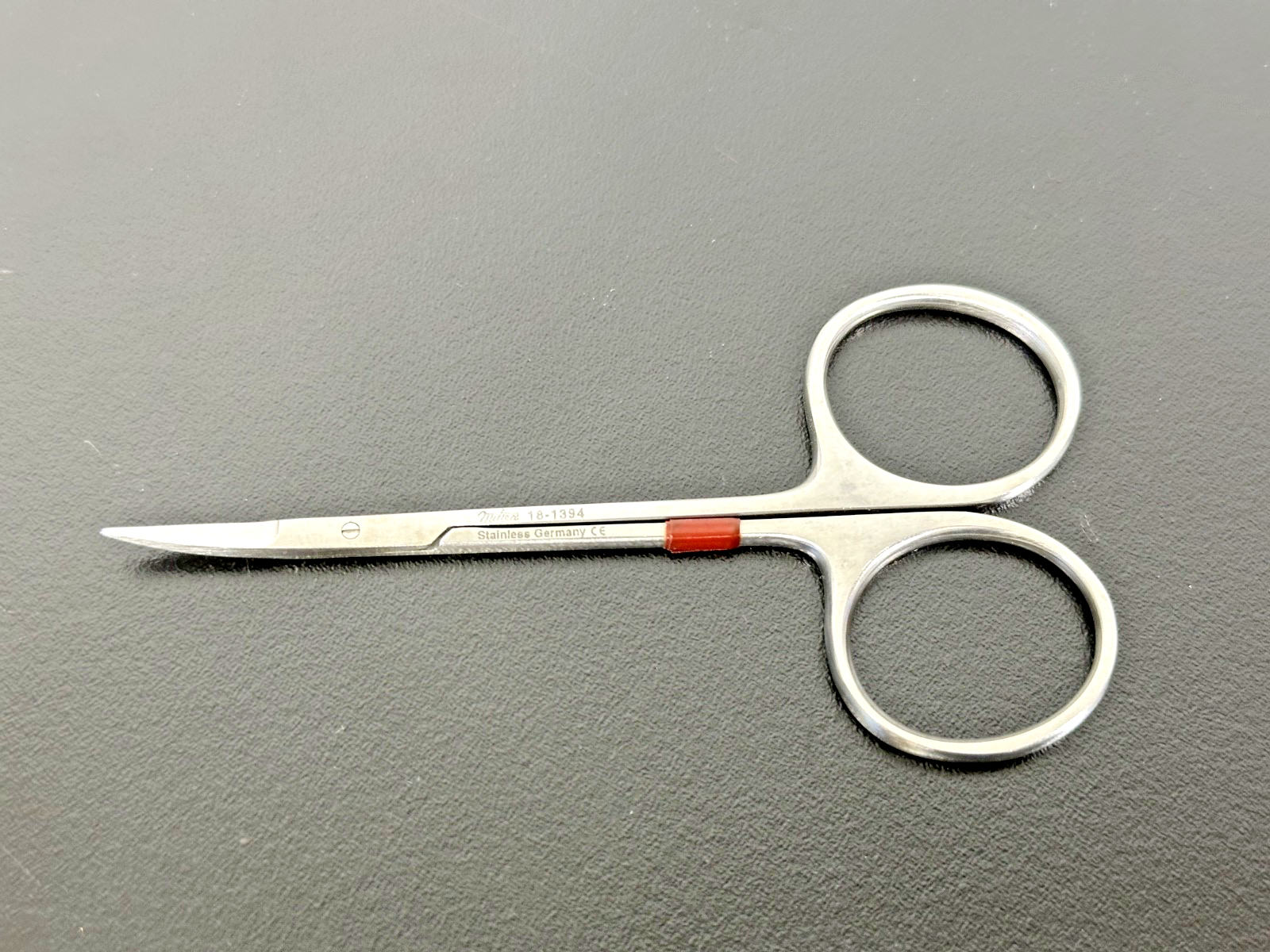 Miltex 18 1394 Bonn Miniature Iris Scissors 3 1/2" Curved Germany0