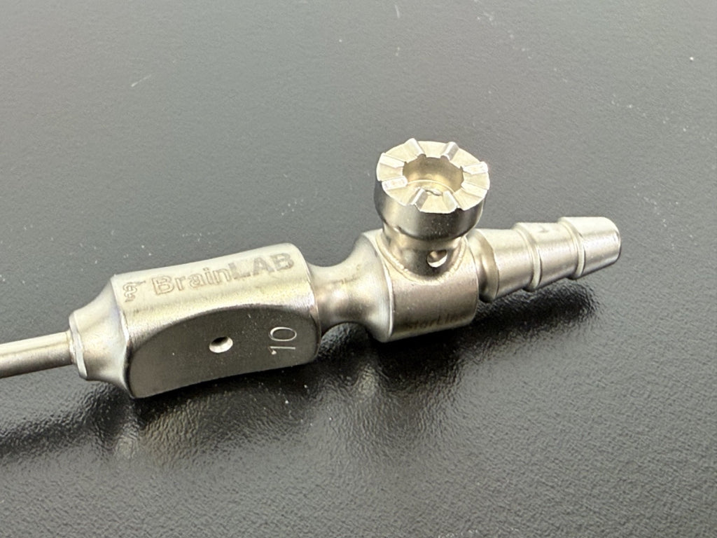 Brainlab 4653 04 015 55790 Surgical Suction Tube 10mm Stainless Germany1