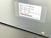 Pearl Kogyo CF 500 400K 400kHz 500W RF Power Supply Generator 20197