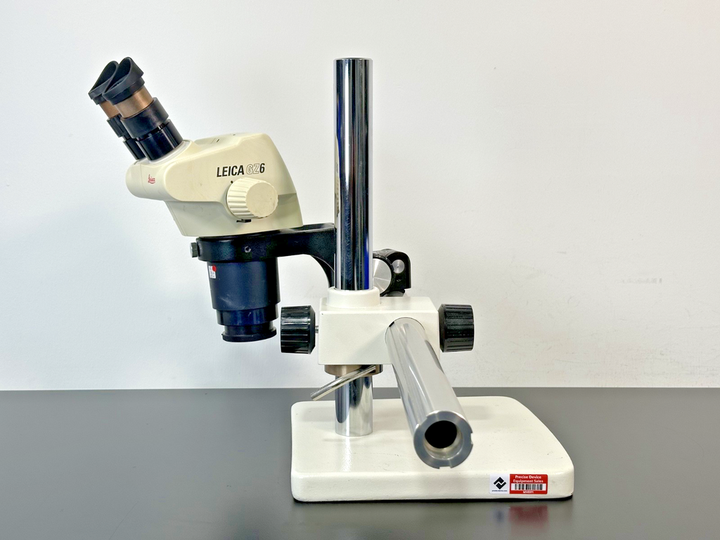 Leica GZ6 Stereo Zoom Microscope w/ Heavy Duty Boom Stand & Base2