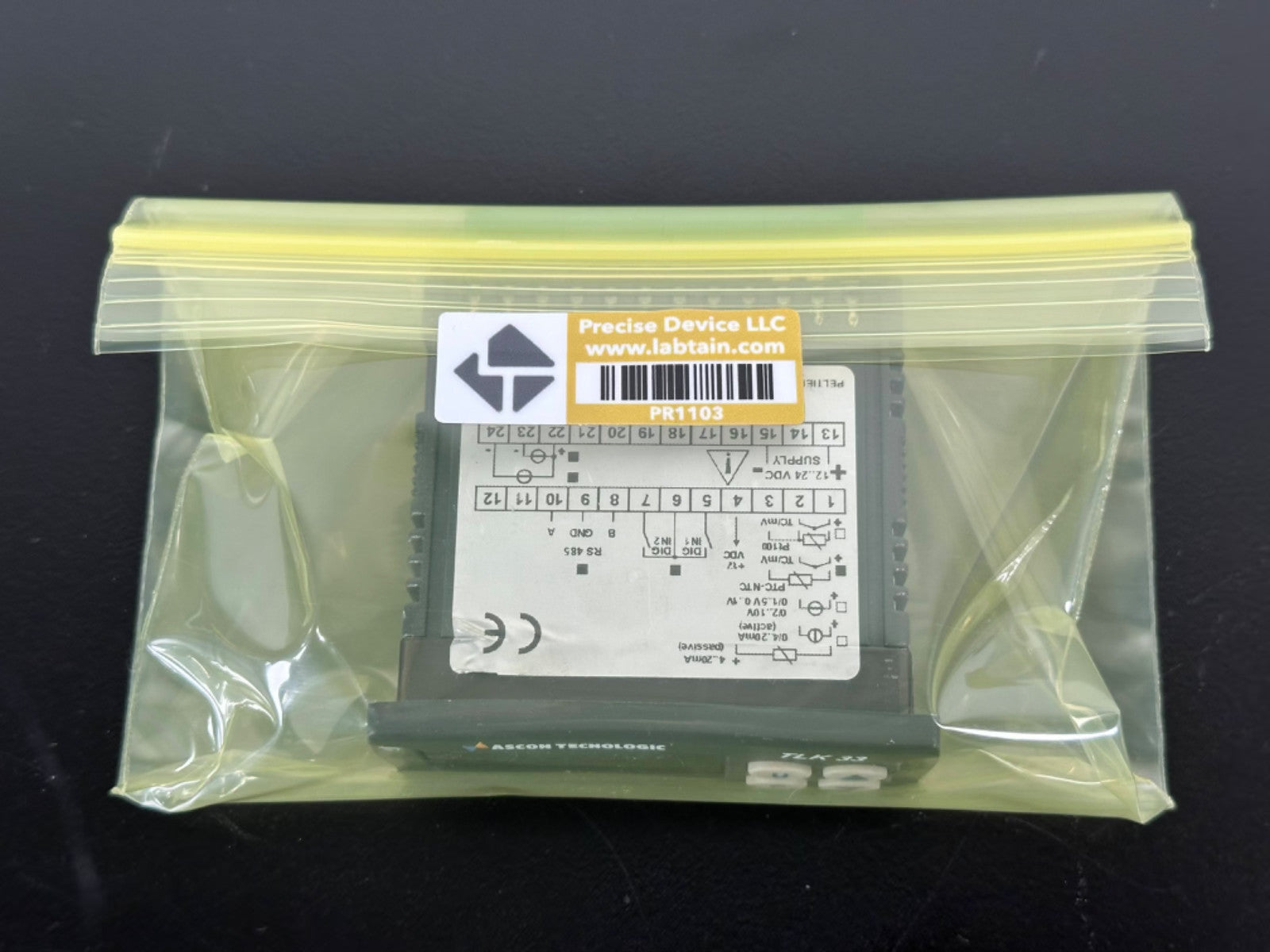 Ascon Tecnologic TLK33 GE000SIDE Digital Temperature Controller 24VDC RS4853