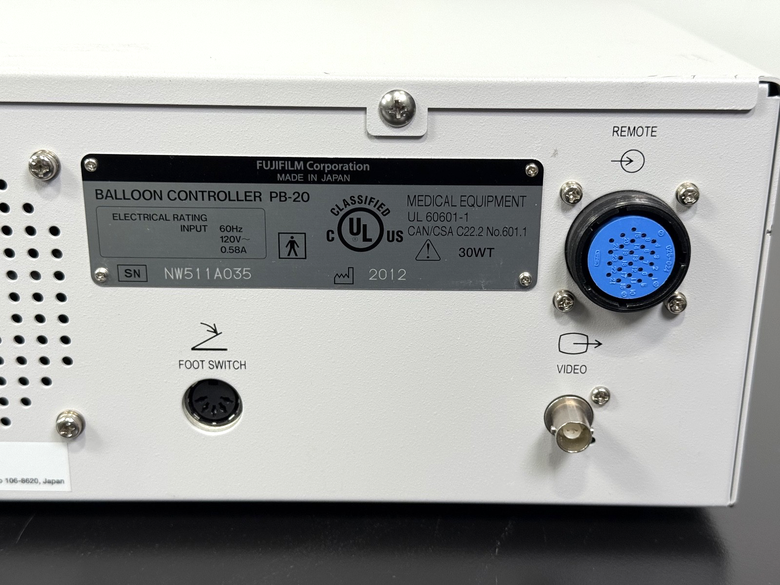 Fujinon Endoscopy PB 20 Double Balloon Controller4