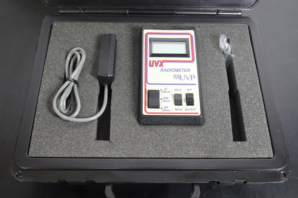 UVP UVX Radiometer UV Light Meter w/ Sensor Probe & Case Untested0