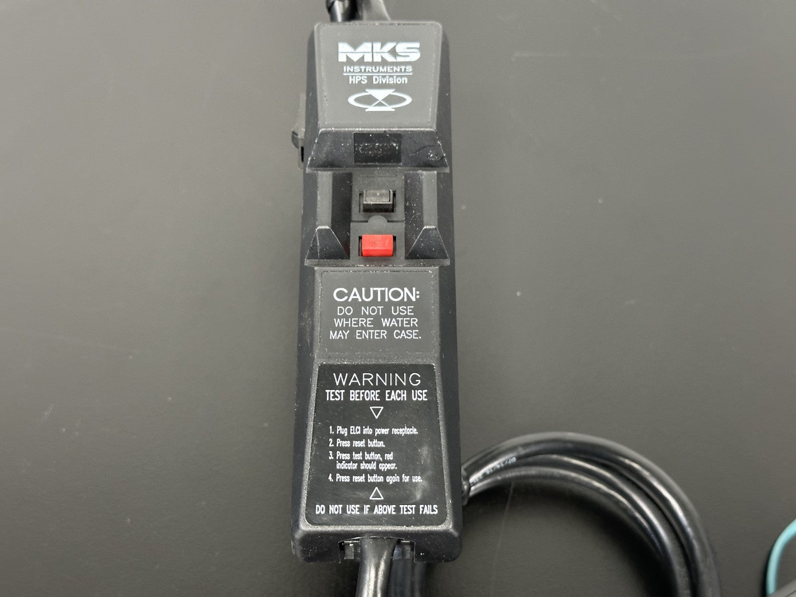 MKS 43PWRCORD04 ELCI Power Cord 120V 12A1