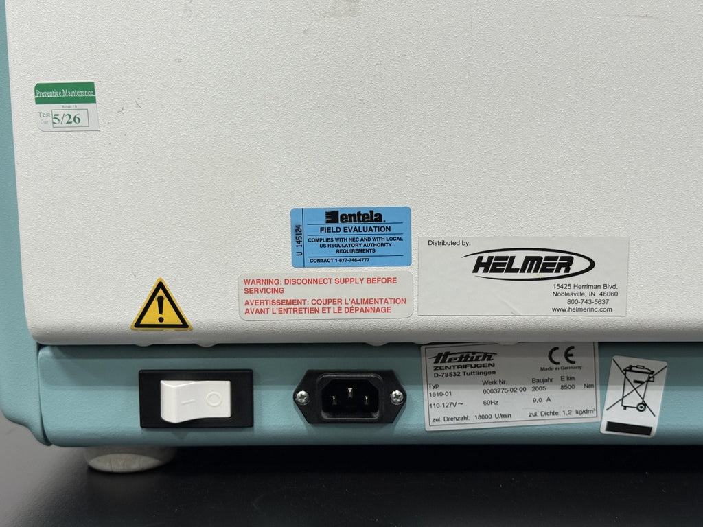 Hettich Universal 32R Refrigerated Centrifuge with 4000rpm Rotor Lab10