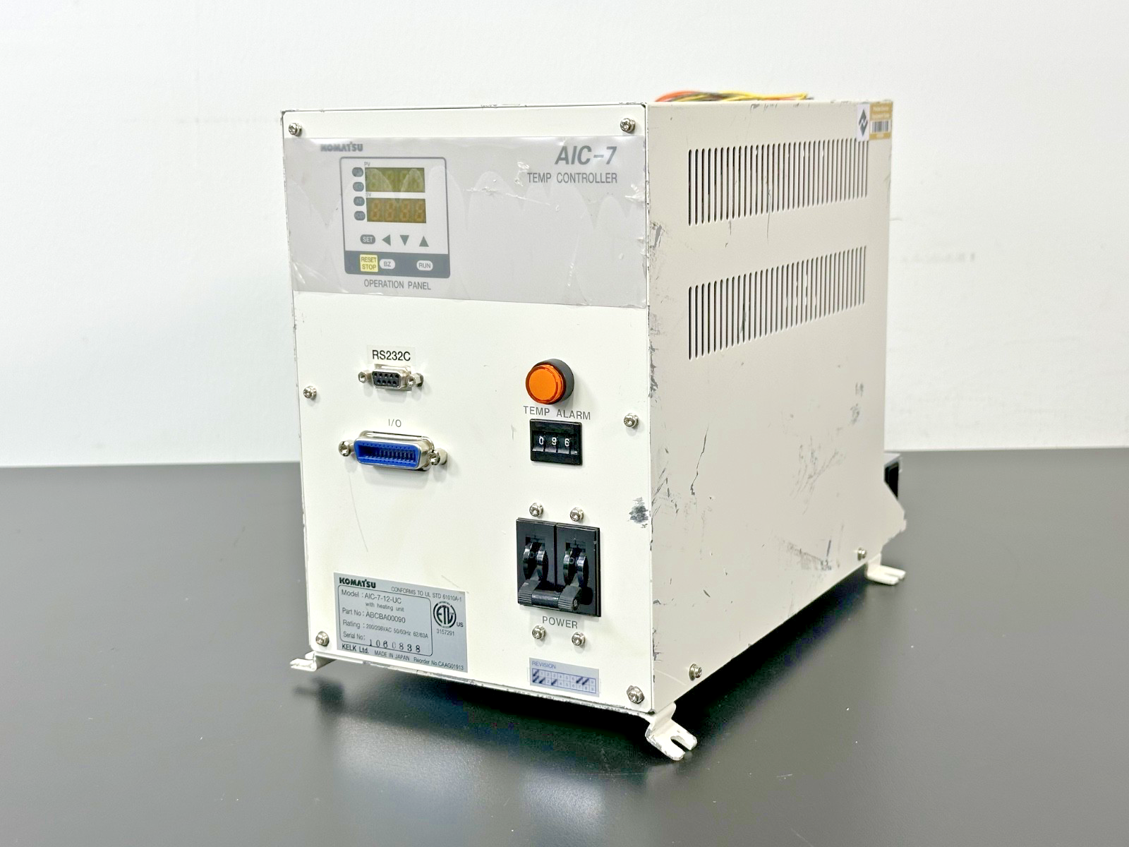 Komatsu AIC 7 12 UC ABCBA00090 Temperature Controller For Parts0