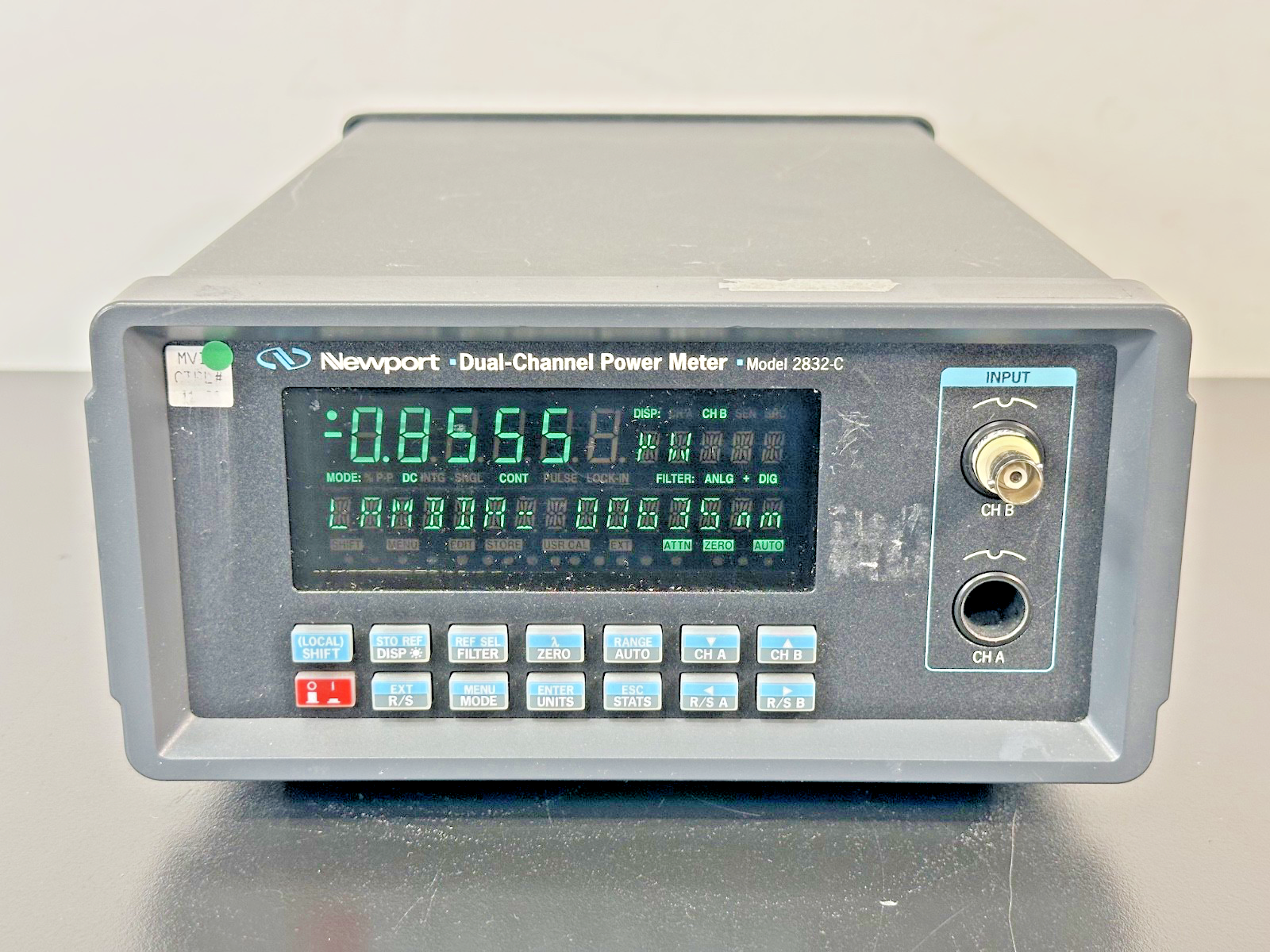 Newport 2832 C Dual Channel Optical Power Meter Working0