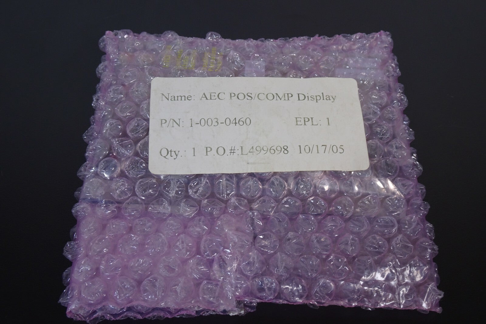1 003 0460 AEC Position Board for Lorad MIV Mammography3