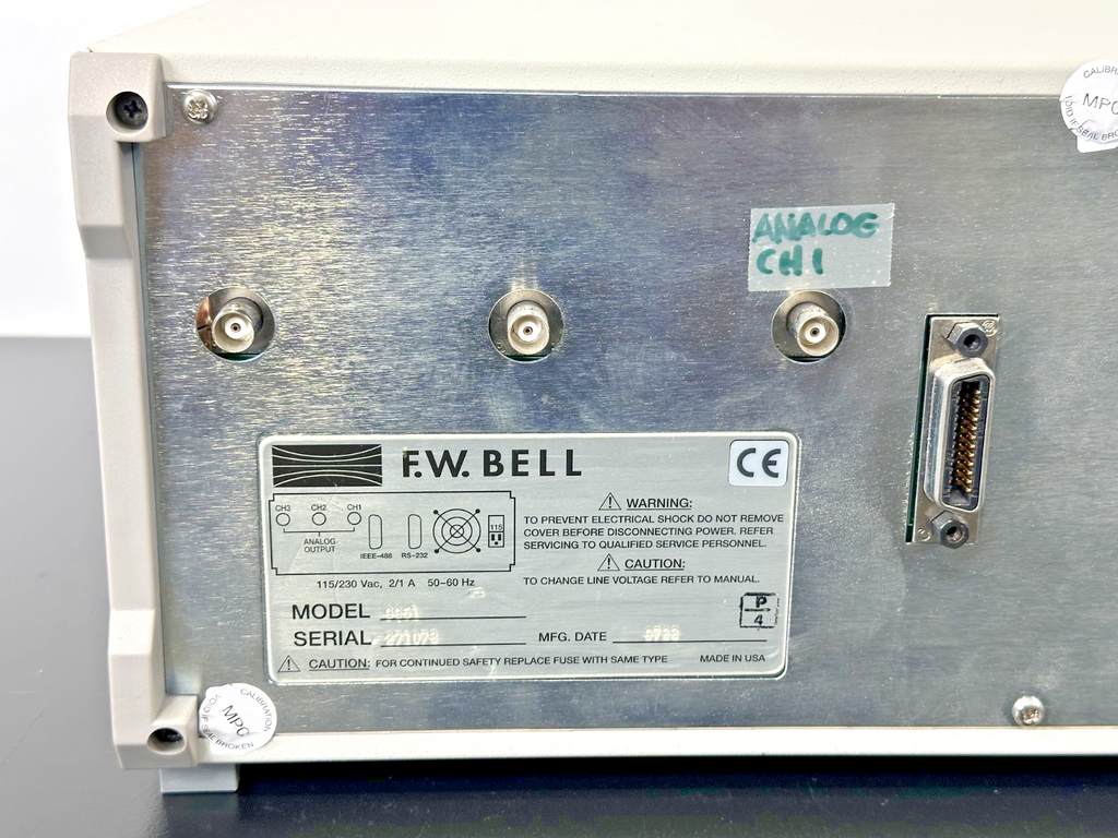 F.W. Bell 9951 Series 9950 Gauss Teslameter Powers On No Probes w/ Manual7