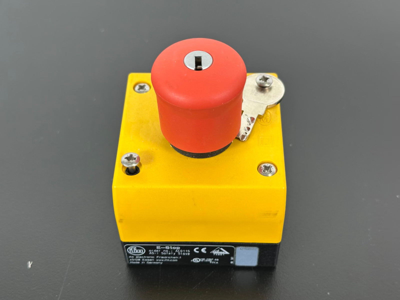 IFM Electronic AC011S E Stop AS i Safety Slave Emergency Stop Switch2