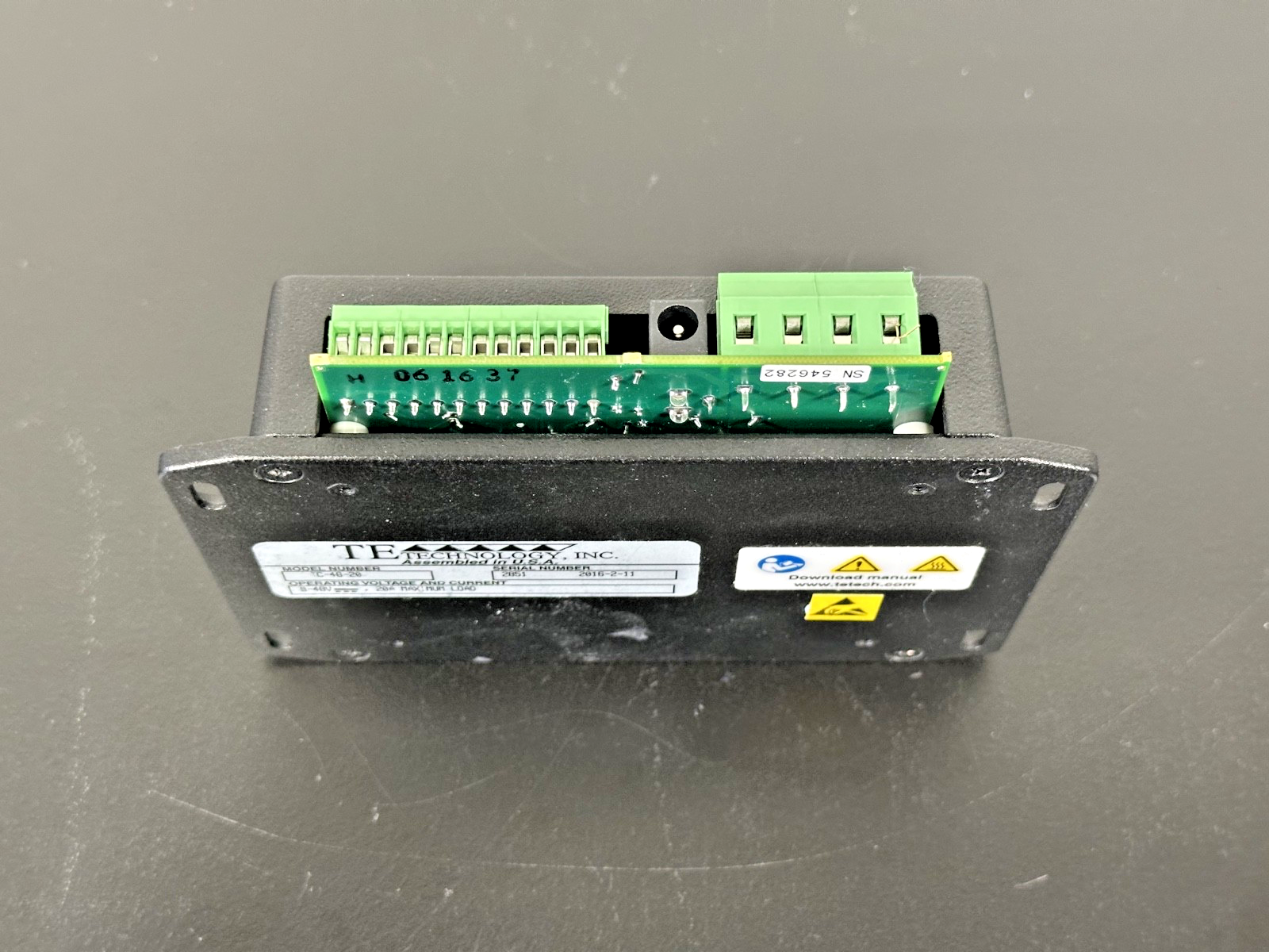 TE Technology TC 48 20 Thermoelectric Temperature Controller 9 48VDC 20A3