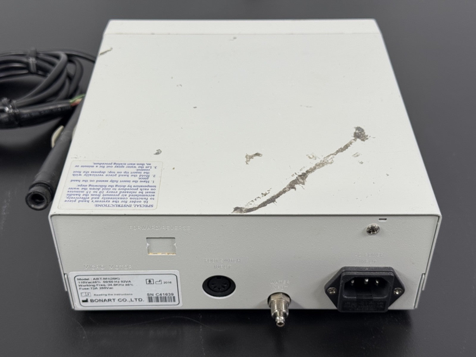 Bonart ART M1 (25K) Maverick Ultrasonic Scaler Dental Unit For Parts Repair4