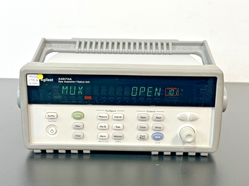 Agilent 34970A Data Acquisition Switch Unit w/ 3x 34901A Multiplexer1
