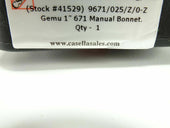 GEMU 671 Industrial Diaphragm Valve Manual 9671/025/Z/0 Z3