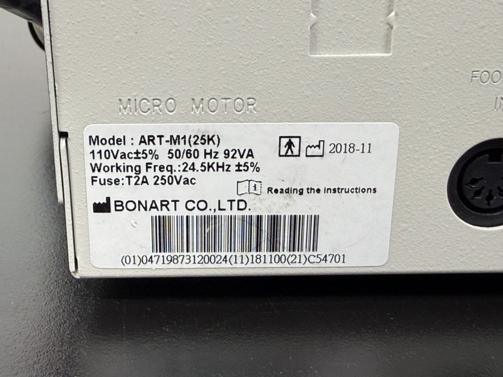 Bonart ART M1 (25K) Maverick Ultrasonic Scaler Dental Unit For Parts Repair6