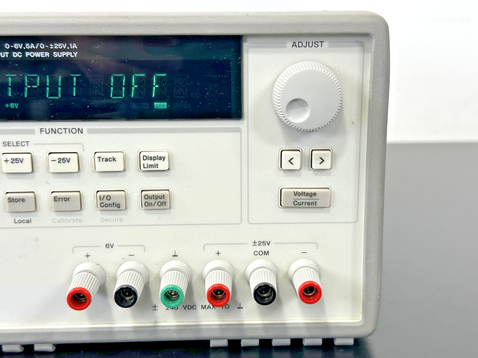 HP E3631A Triple Output DC Power Supply 6V 5A ±25V 1A Powers On Working2