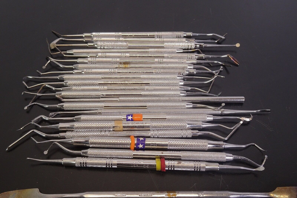 Huge Mixed Lot Dental Curettes American Eagle, Hu Friedy2