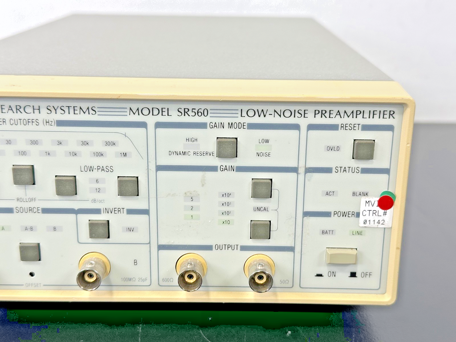 Stanford Research Systems SR560 Low Noise Voltage Preamplifier DC 1MHz Working2