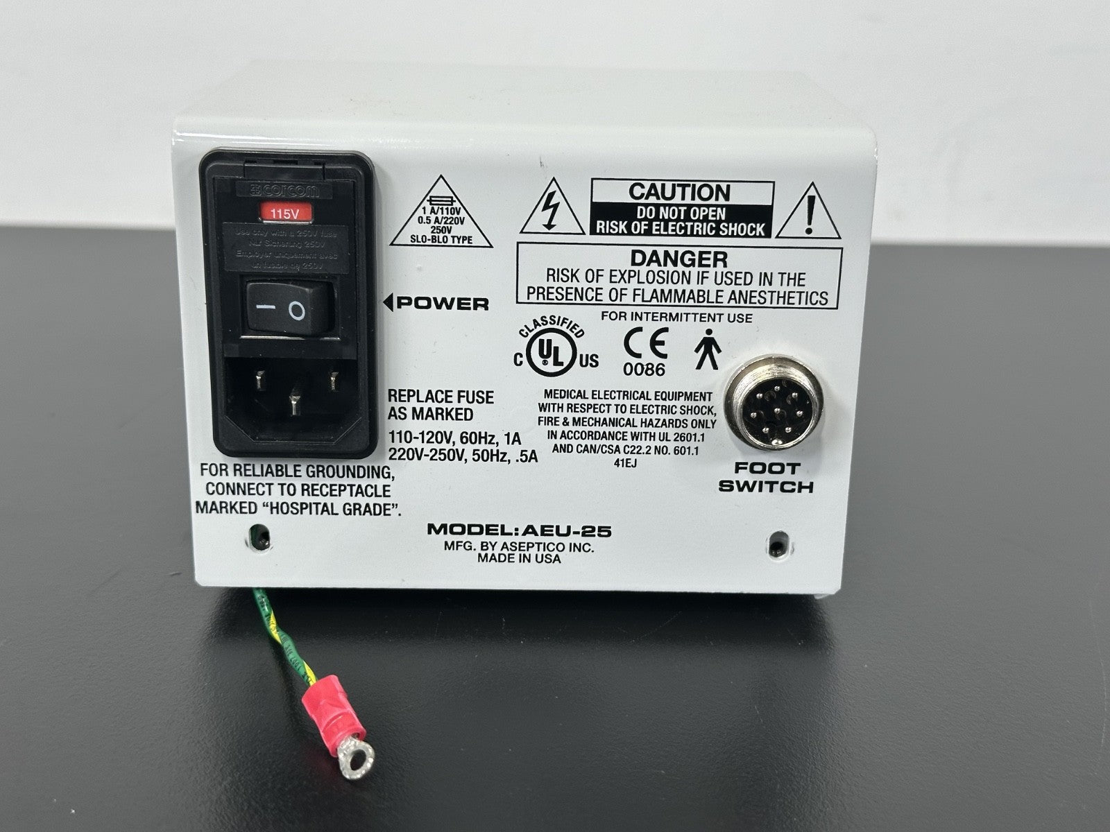 Aseptico AEU 25 Motor w/ NSK EX 5B Handpiece5