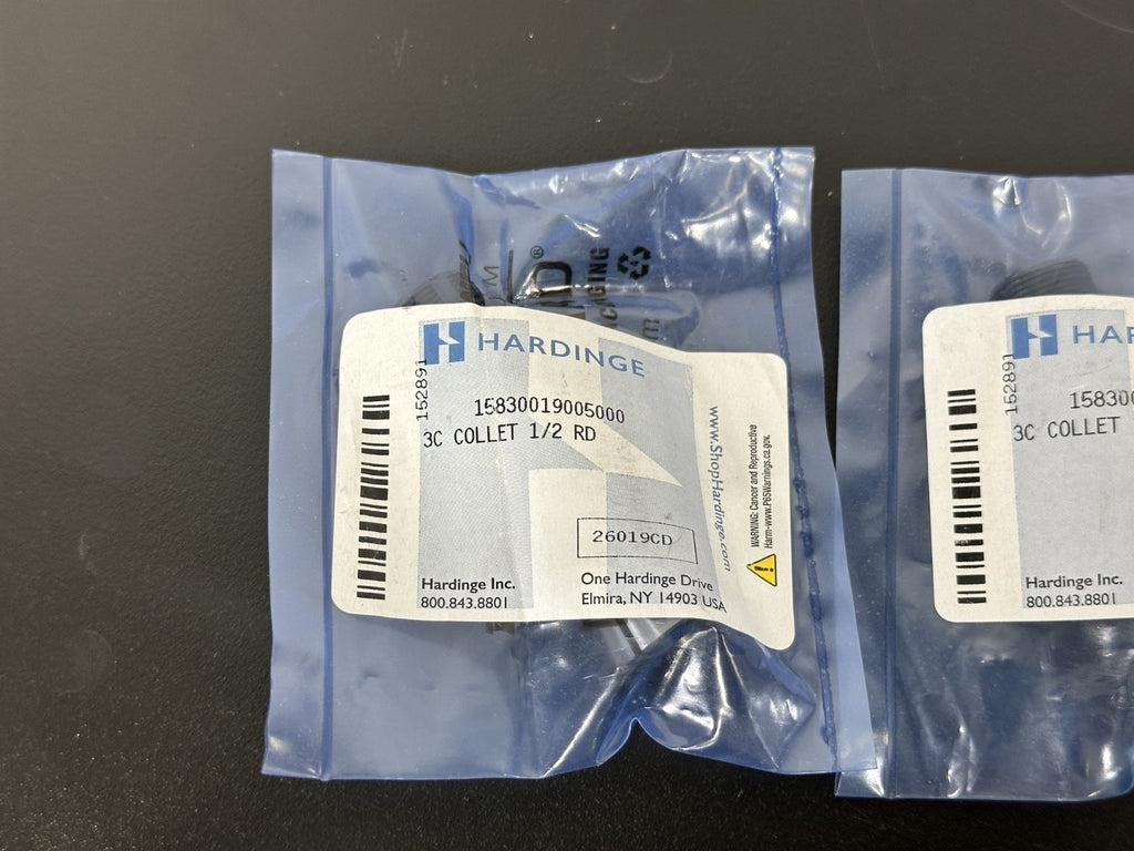 Lot of 3 Hardinge 15830019005000 3C Collet 1/2" Round Collets New1