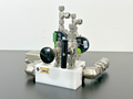 Swagelok SS 18RS8 Manifold w/ Proteus 9504S4P8 Flow Sensors & SMC Valve0