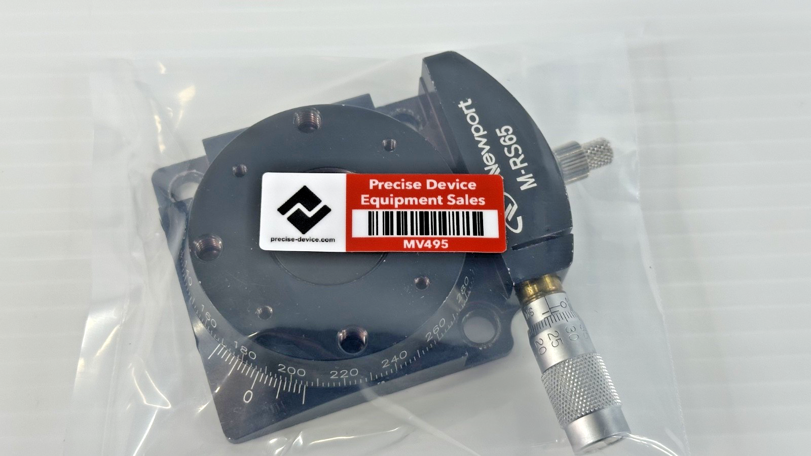 Newport M RS65 65mm Manual Rotation Stage 360° w/ Micrometer Metric7