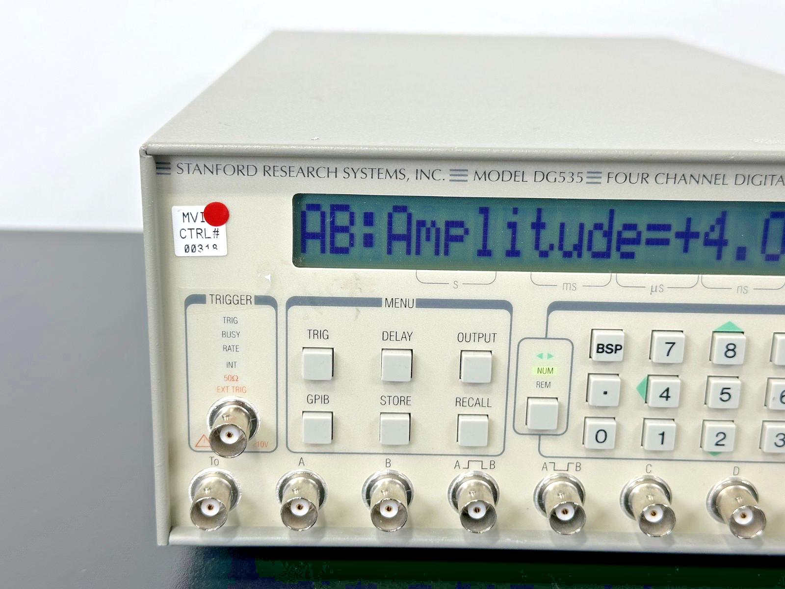 Stanford Research DG535 4 Channel Digital Delay Pulse Generator Opt 01 Working1