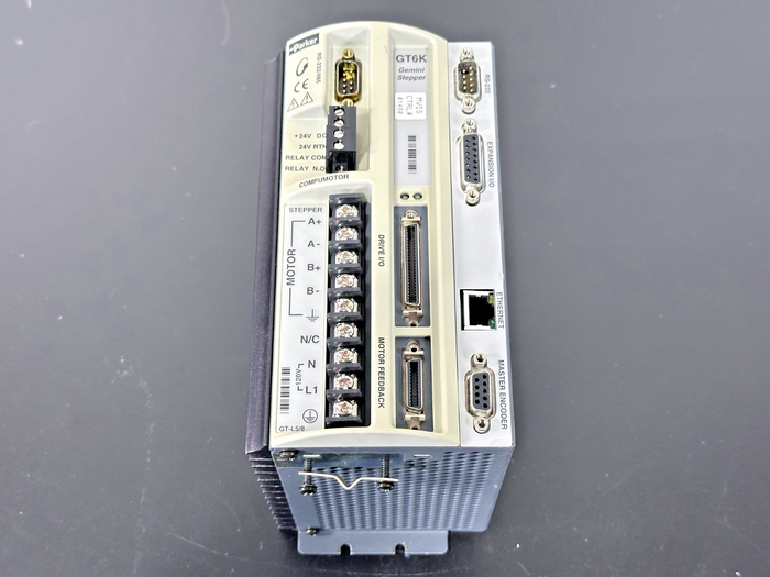 Parker GT6K L5 Gemini Stepper Drive Controller 5A Ethernet 120VAC