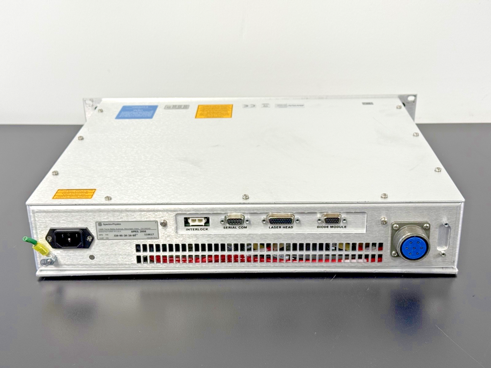 Spectra Physics J20 8S 2K 26 BS J Series Laser Power Supply 2006 Powers On4