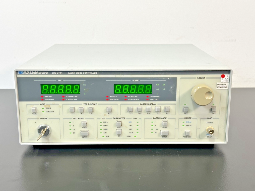 ILX Lightwave LDC 3744 2/4A Laser Diode Controller 32W TEC0