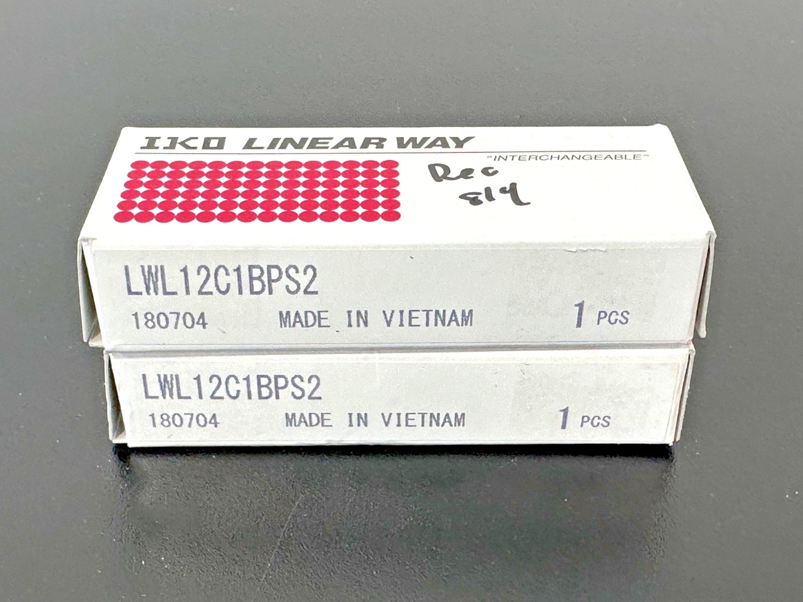 Lot of 2 IKO LWL12C1BPS2 Linear Way Guide Blocks Rail Bearings New Open Box3