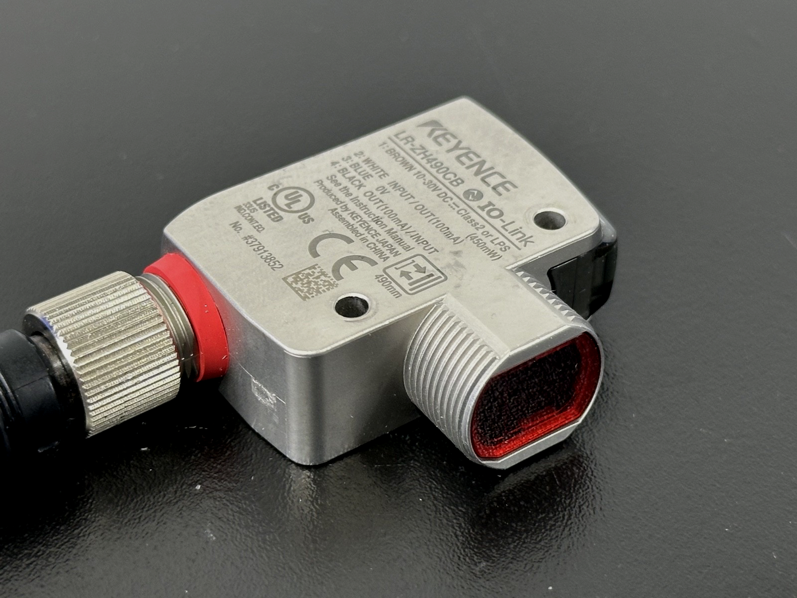 Keyence LR ZH490CB IO Link CMOS Laser Sensor w/ Cut Cable LR Z Series2